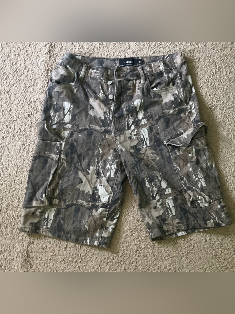 Refuge Camo Cargo Shorts